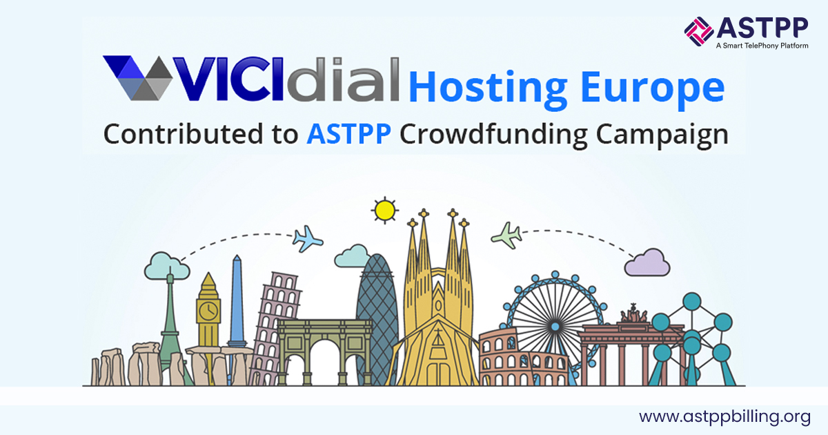 Vicidial Hosting Europe Contributed to ASTPP Crowdfunding Campaign