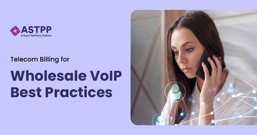 Wholesale VoIP billing best practices concept with telecom billing system illustration
