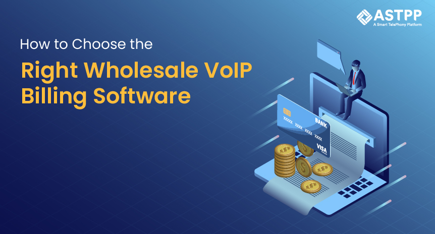 Choosing the right wholesale VoIP billing software with telecom billing automation illustration